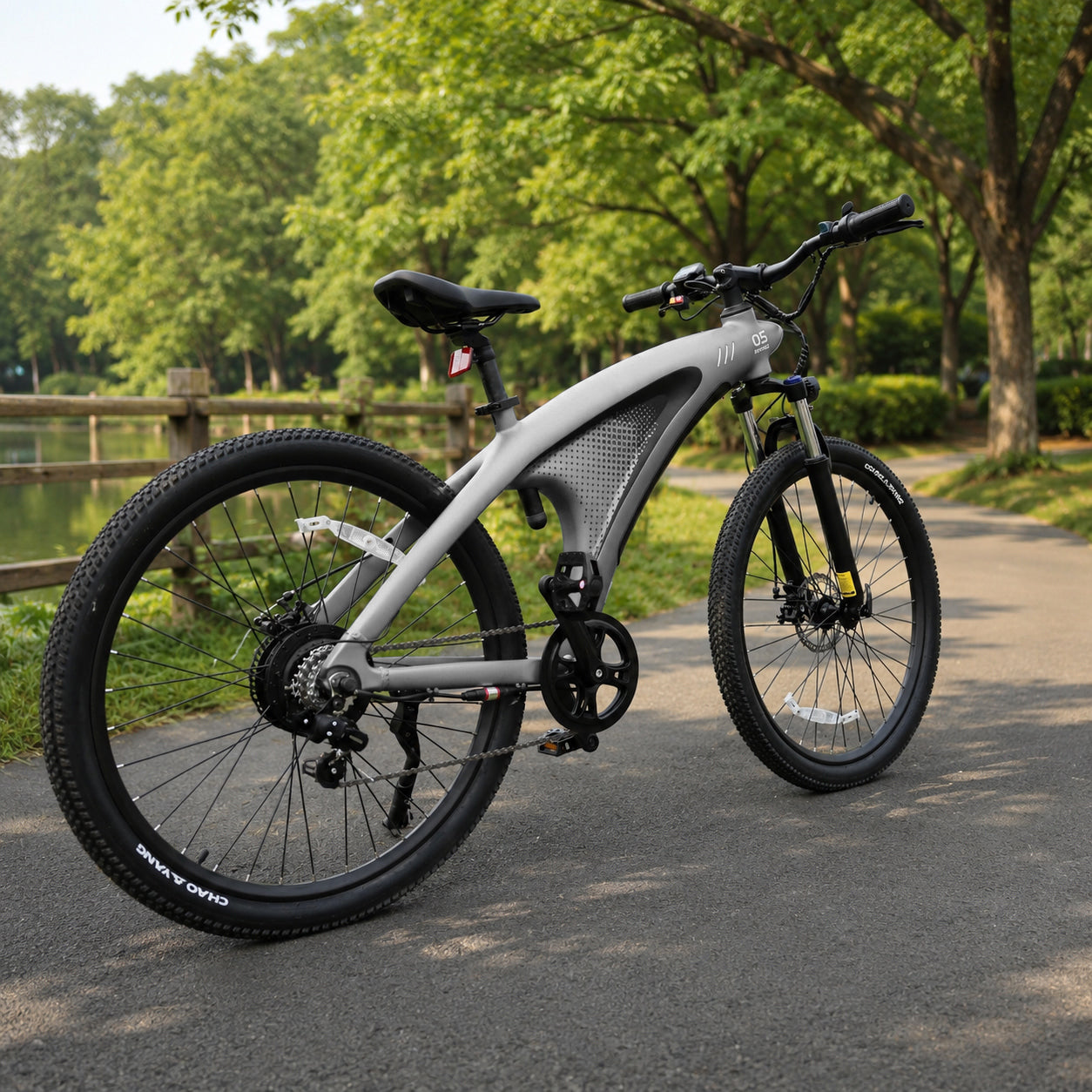 Bicicletta elettrica HX Q5 Shark con batteria integrata da 48V 20Ah.