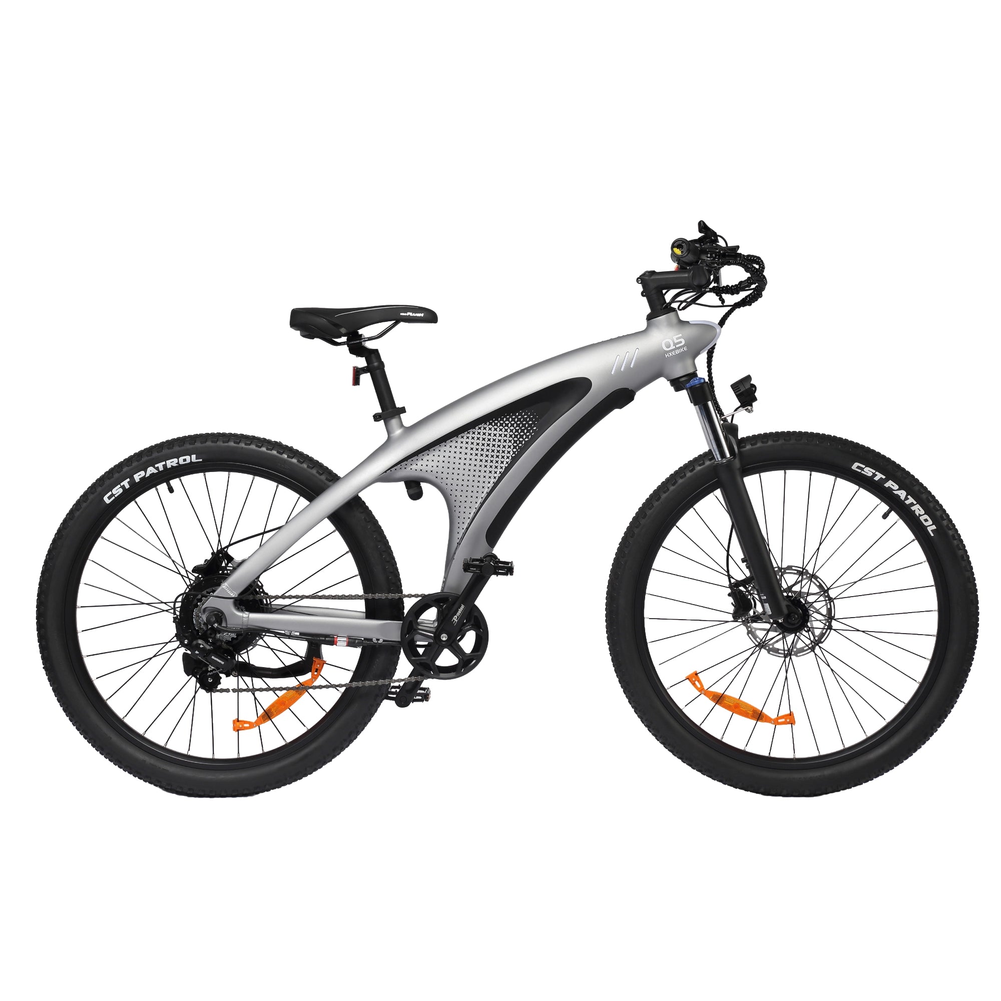Bicicletta elettrica HX Q5 Shark con batteria integrata da 48V 20Ah.