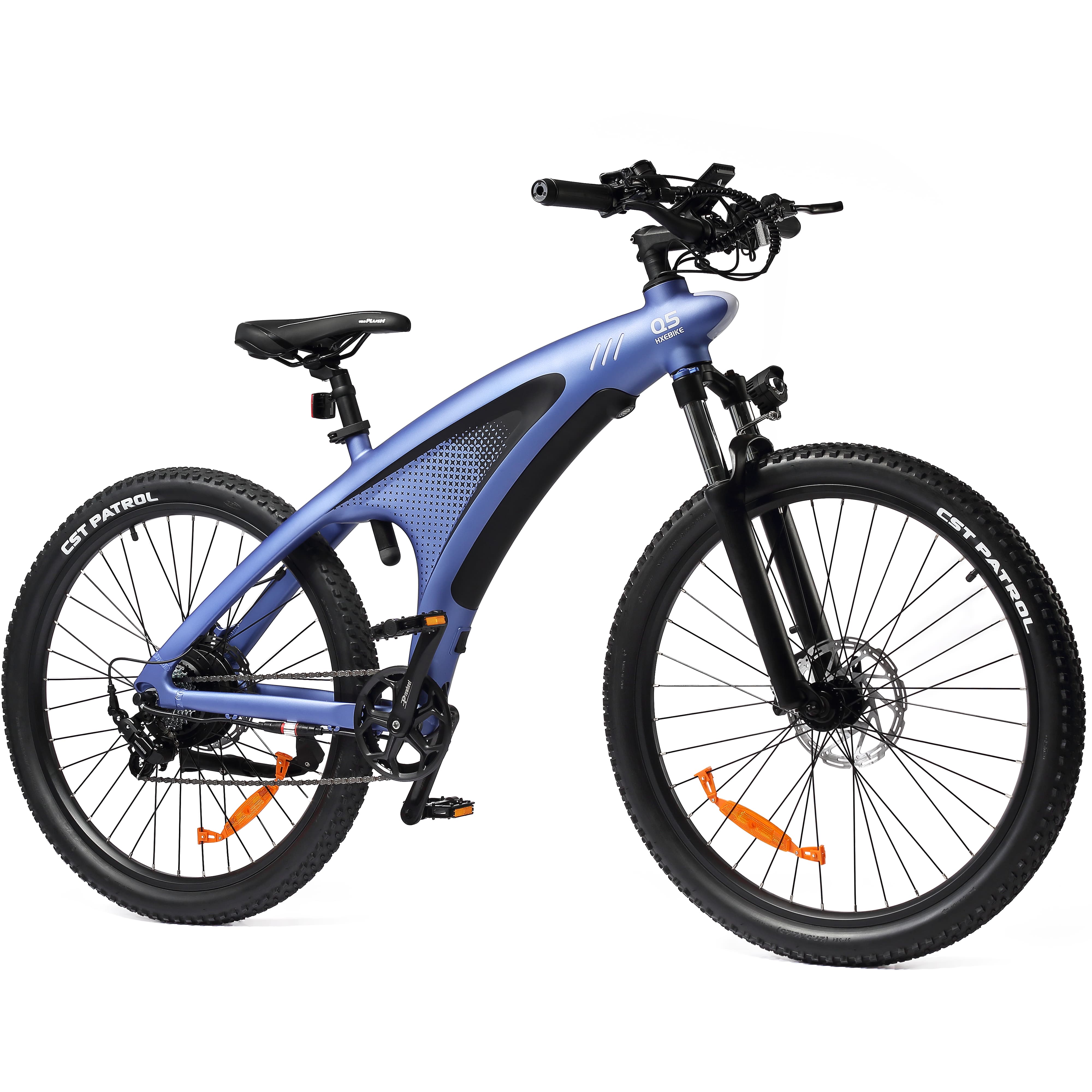 Bicicletta elettrica HX Q5 Shark con batteria integrata da 48V 20Ah.