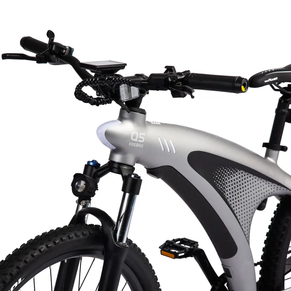 Bicicletta elettrica HX Q5 Shark con batteria integrata da 48V 20Ah.
