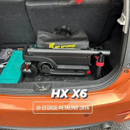 Scooter elettrico HX X6 con zaino