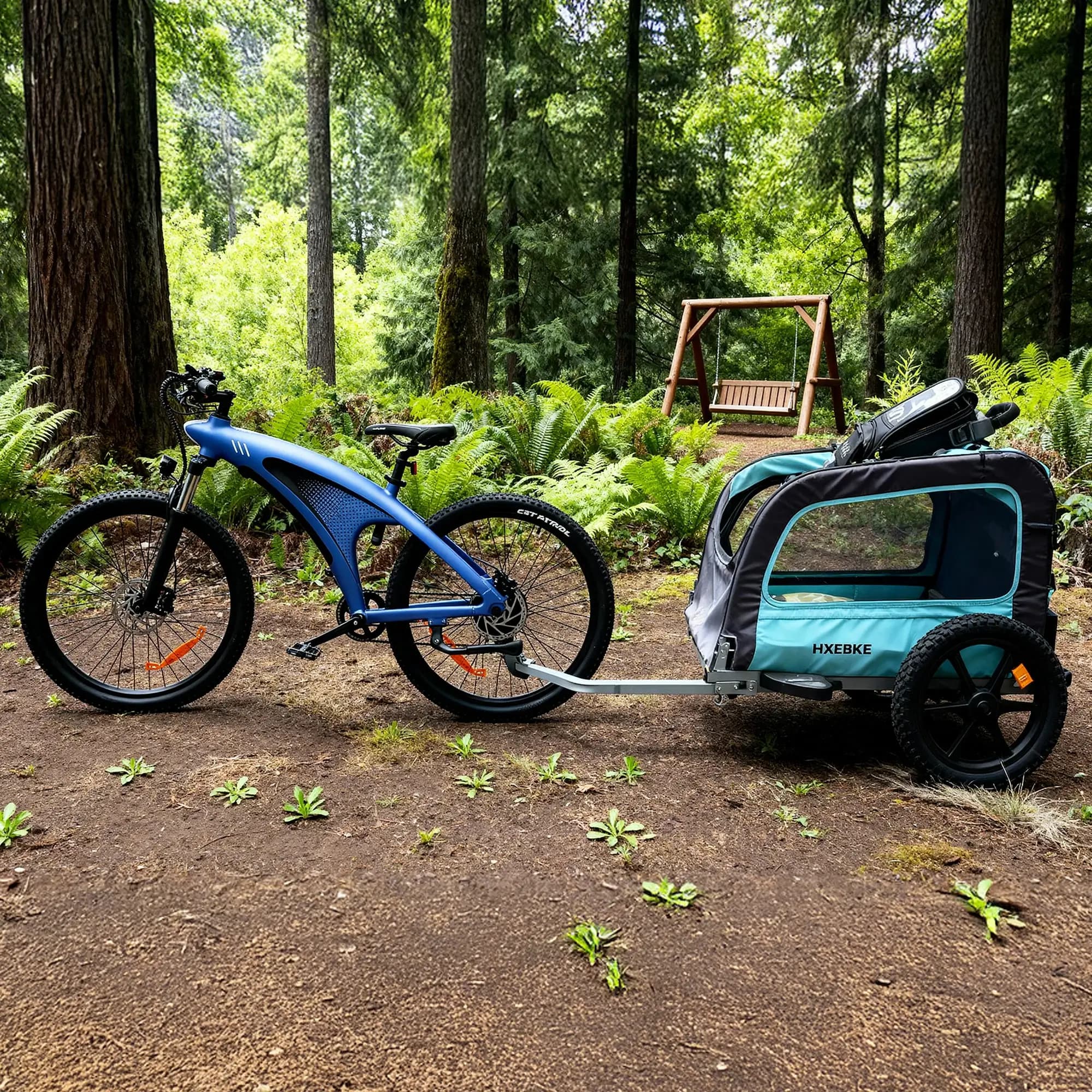 Bicicletta elettrica HX Q5 Shark con batteria integrata da 48V 20Ah.