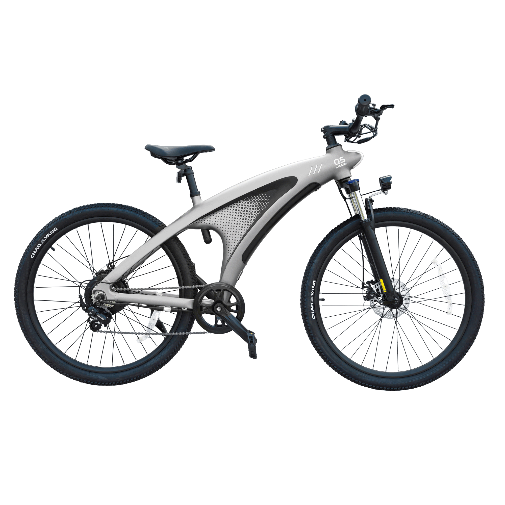 Bicicletta elettrica HX Q5 Shark con batteria integrata da 48V 20Ah.