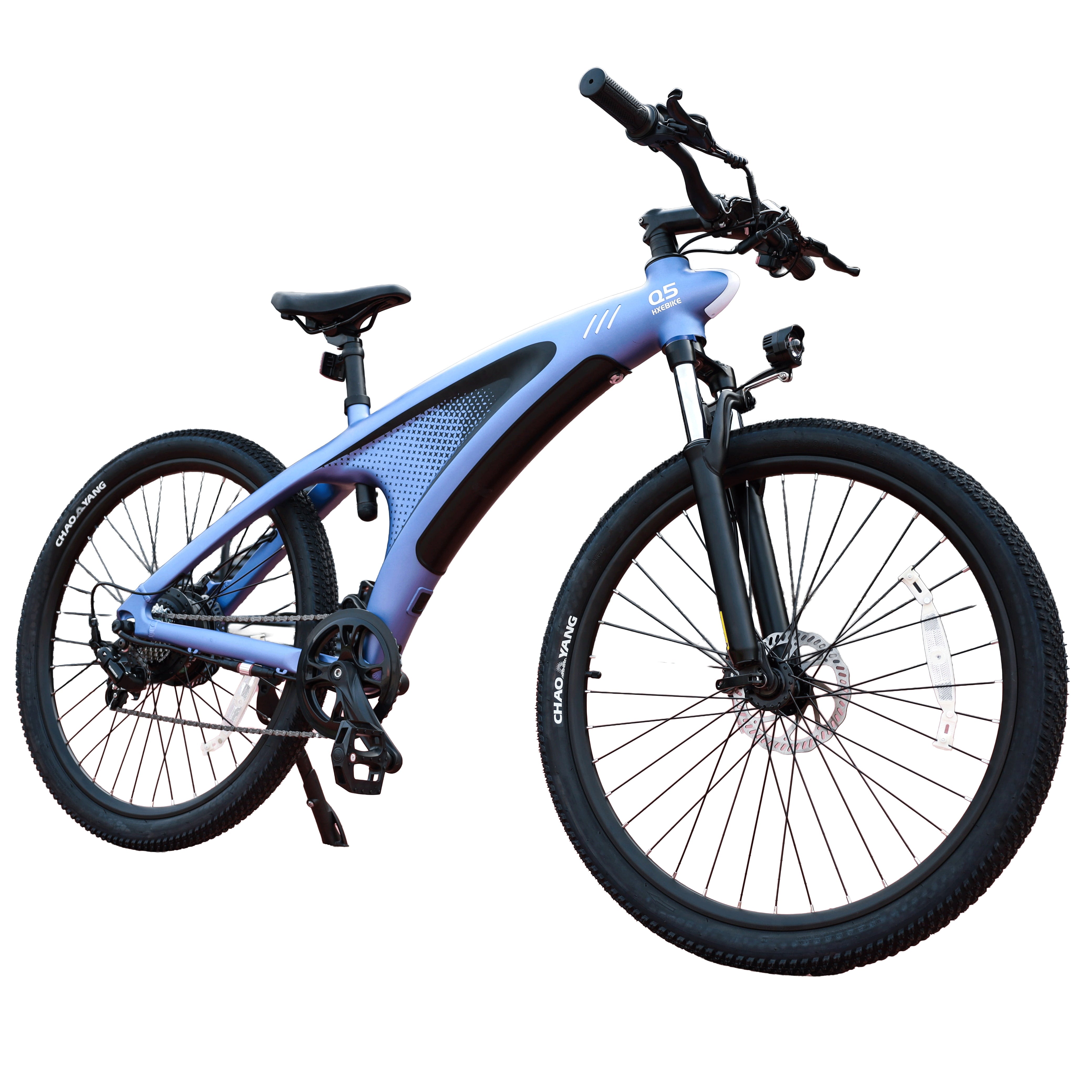 Bicicletta elettrica HX Q5 Shark con batteria integrata da 48V 20Ah.