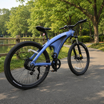 Bicicletta elettrica HX Q5 Shark con batteria integrata da 48V 20Ah.